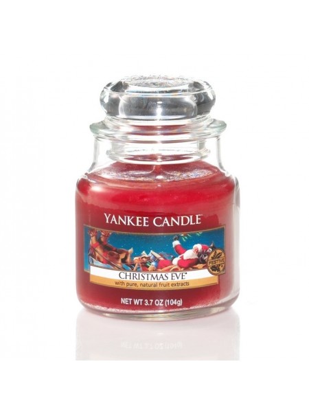 Аромасвеча Yankee Candle в стеклянной банке малая, Канун рождества