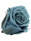 Голубая роза в стеклянной колбе мини