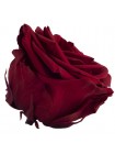 Бордовая роза в стеклянной колбе премиум 32